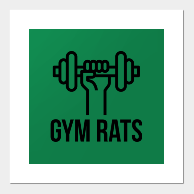 Gym rats gym weightlifting quote Gym Quotes Posters and Art